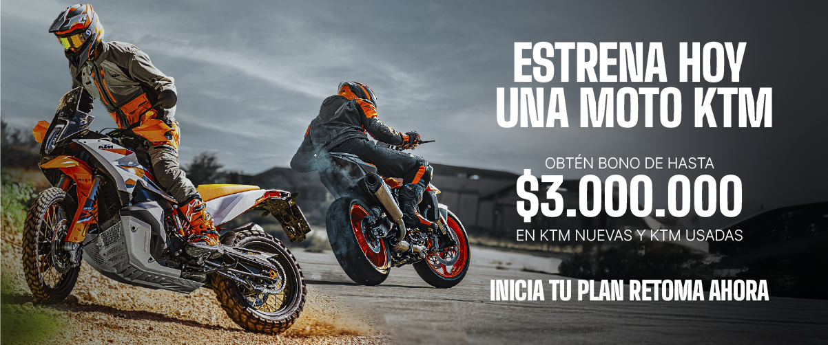 Estrena hoy tu moto KTM